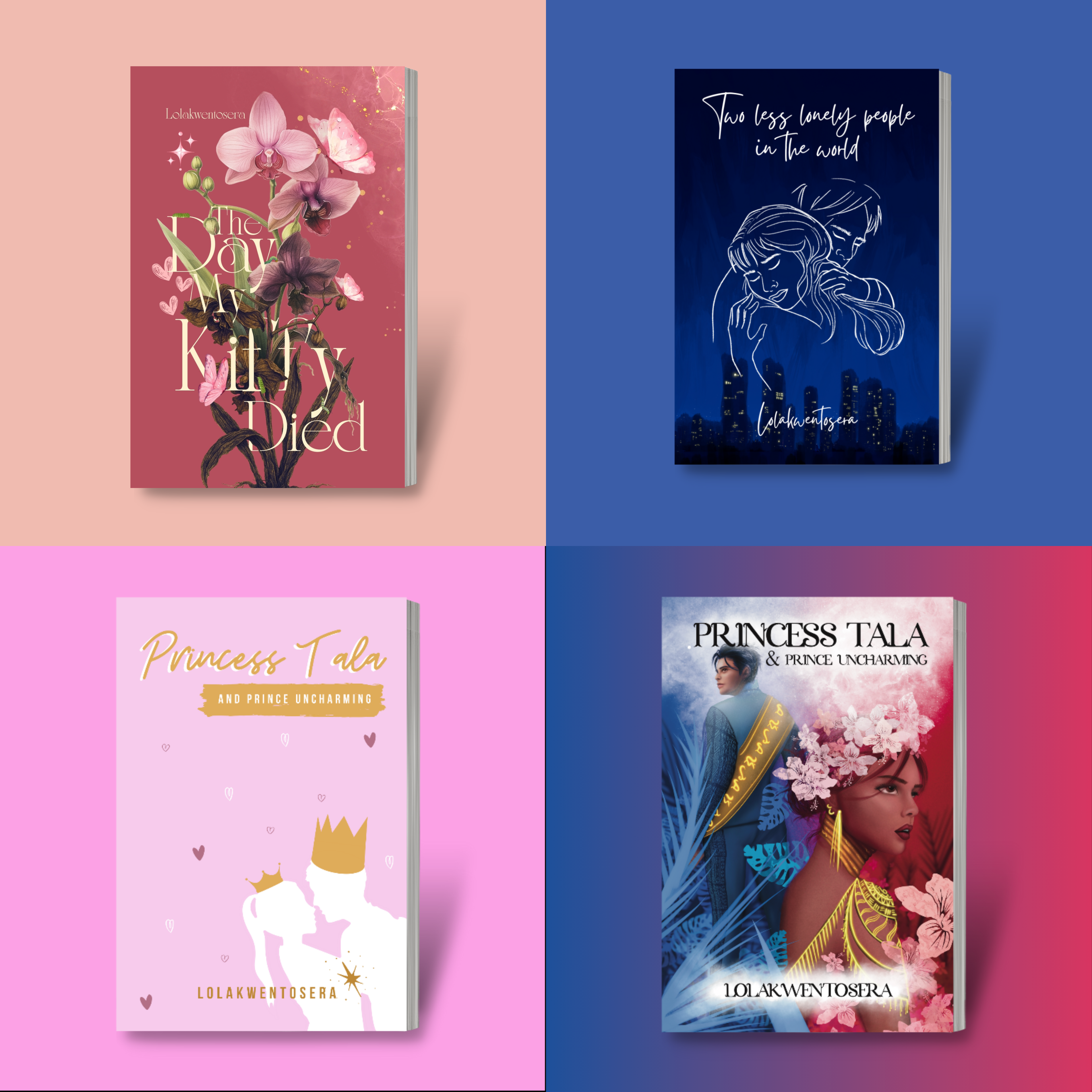 4-in-1 Fiction & Inspirational Novels Bestsellers Bundle by Lolakwentosera